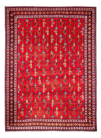 Tapis persan - Nomadic - 307 x 230 cm - rouge
