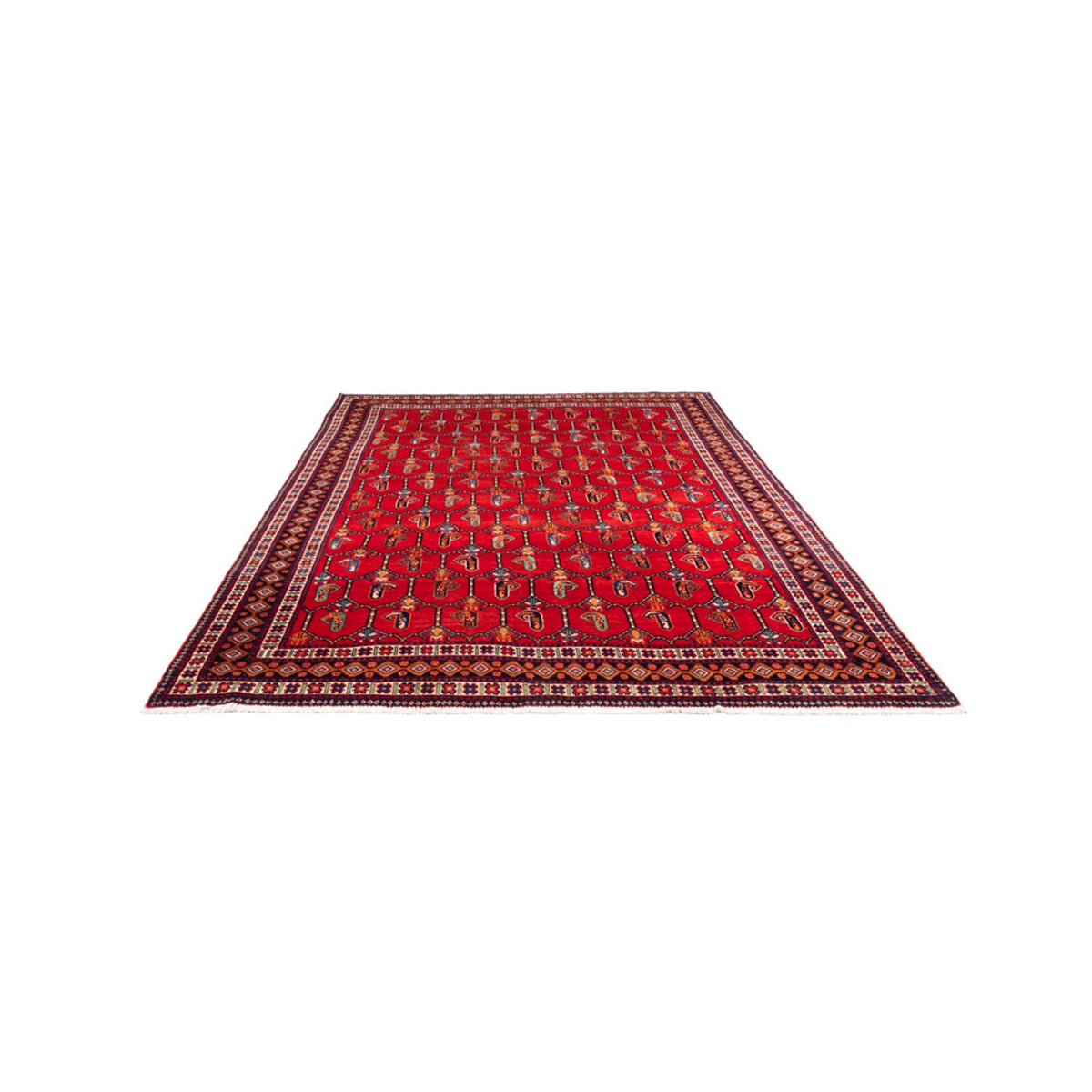 Tapis persan - Nomadic - 307 x 230 cm - rouge
