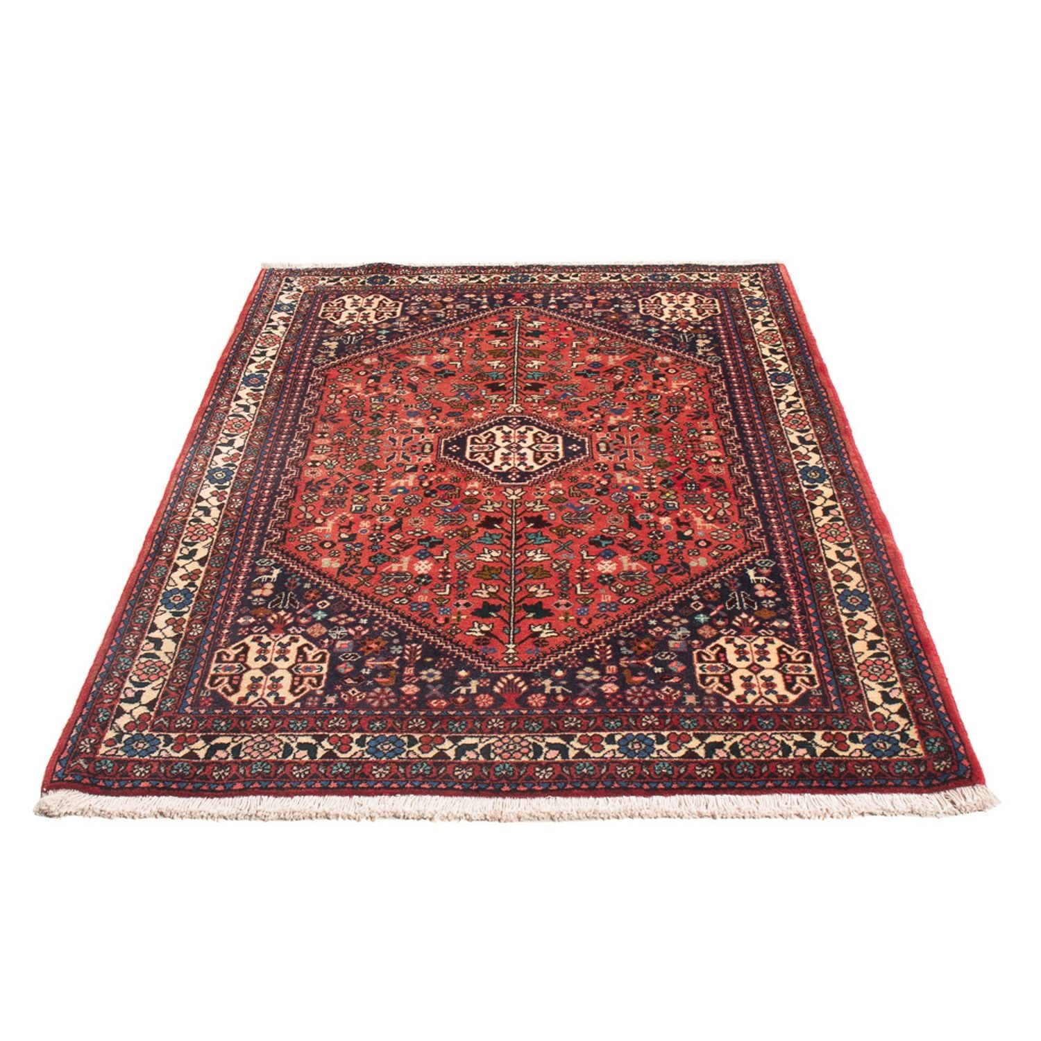 Tapis persan - Nomadic - 155 x 102 cm - rouge