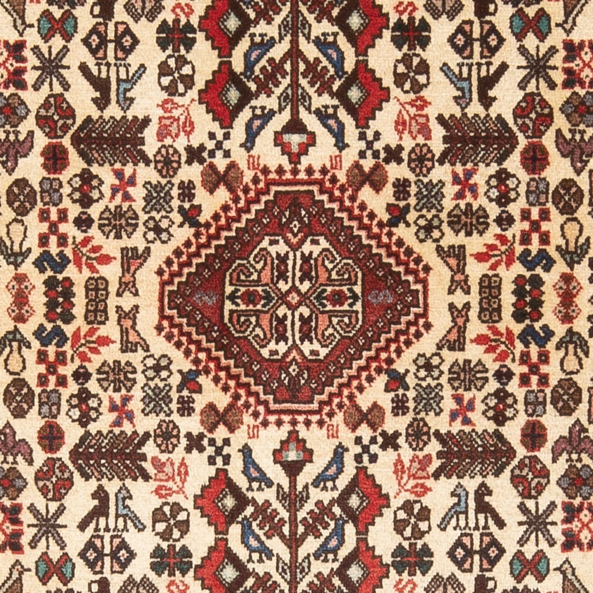 Tapis persan - Nomadic - 155 x 103 cm - crème