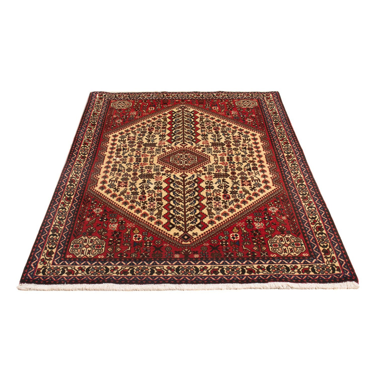 Tapis persan - Nomadic - 155 x 103 cm - crème
