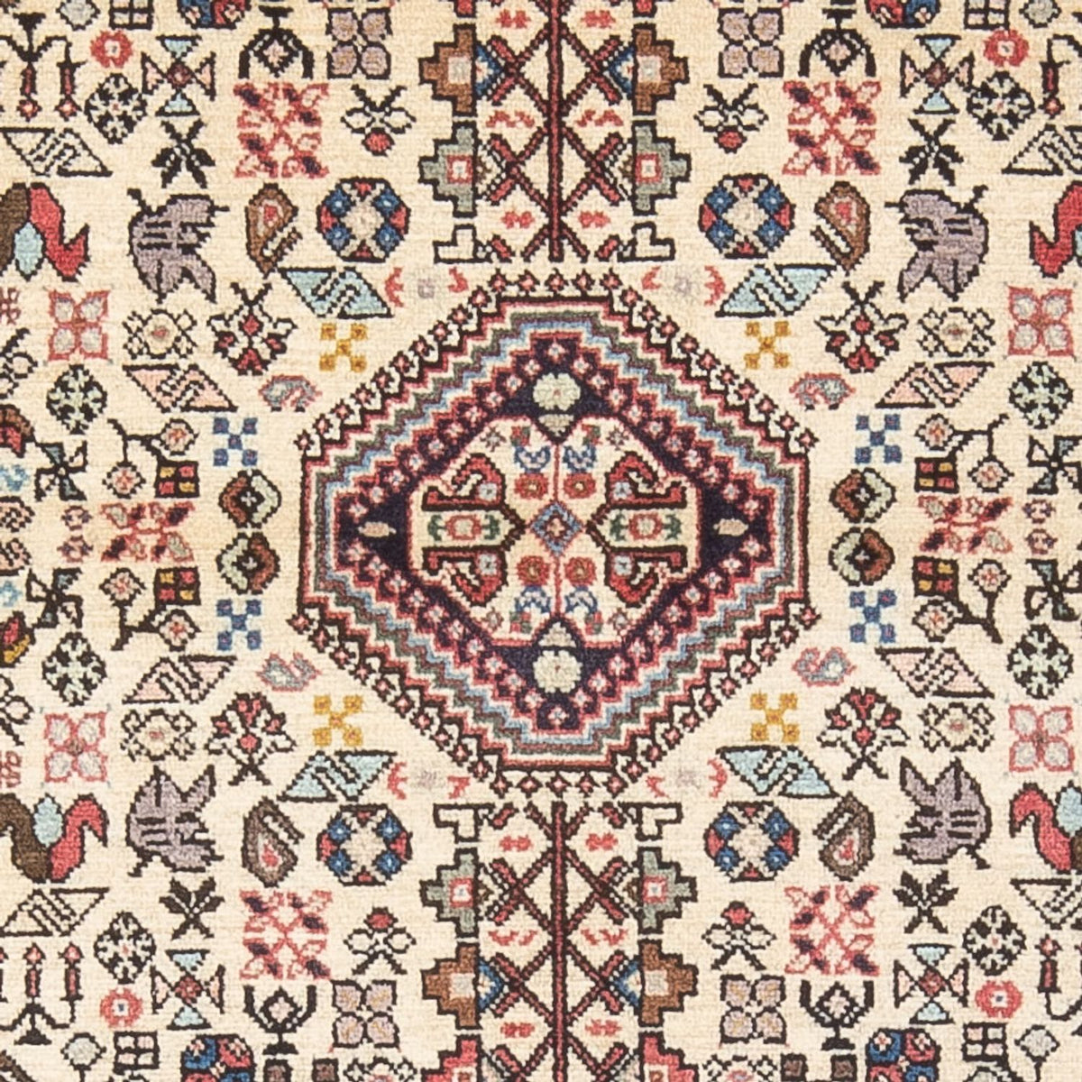 Tapis persan - Nomadic - 150 x 100 cm - crème