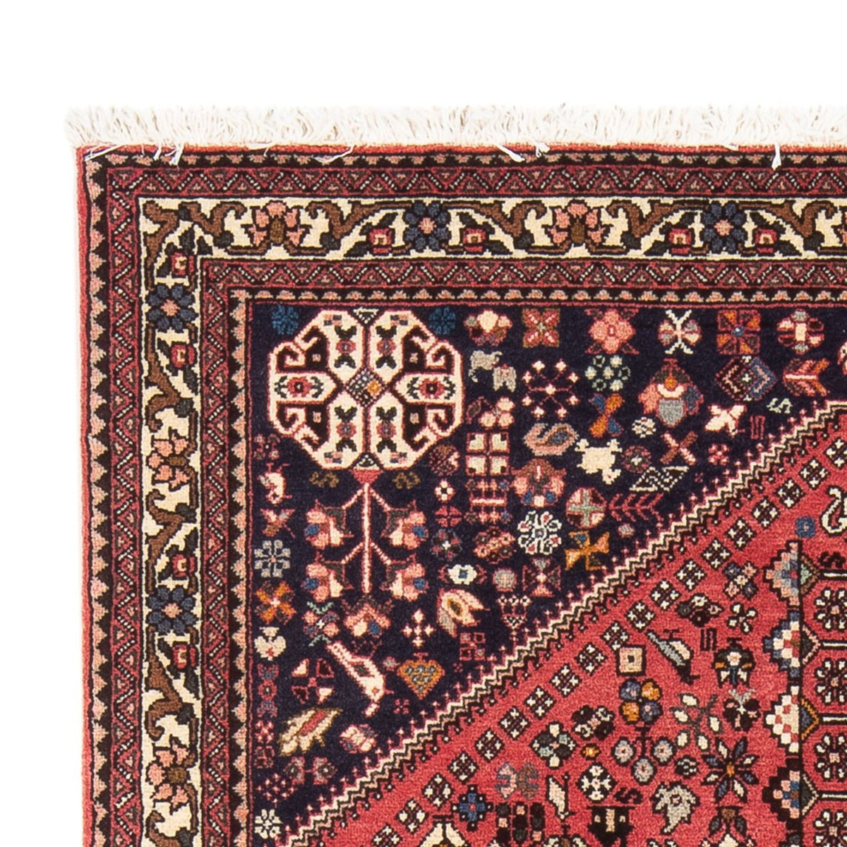 Tapis persan - Nomadic - 150 x 104 cm - rouge