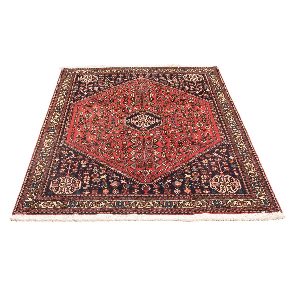 Tapis persan - Nomadic - 150 x 104 cm - rouge