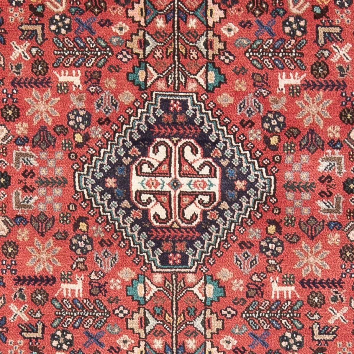 Tapis persan - Nomadic - 148 x 104 cm - rouge