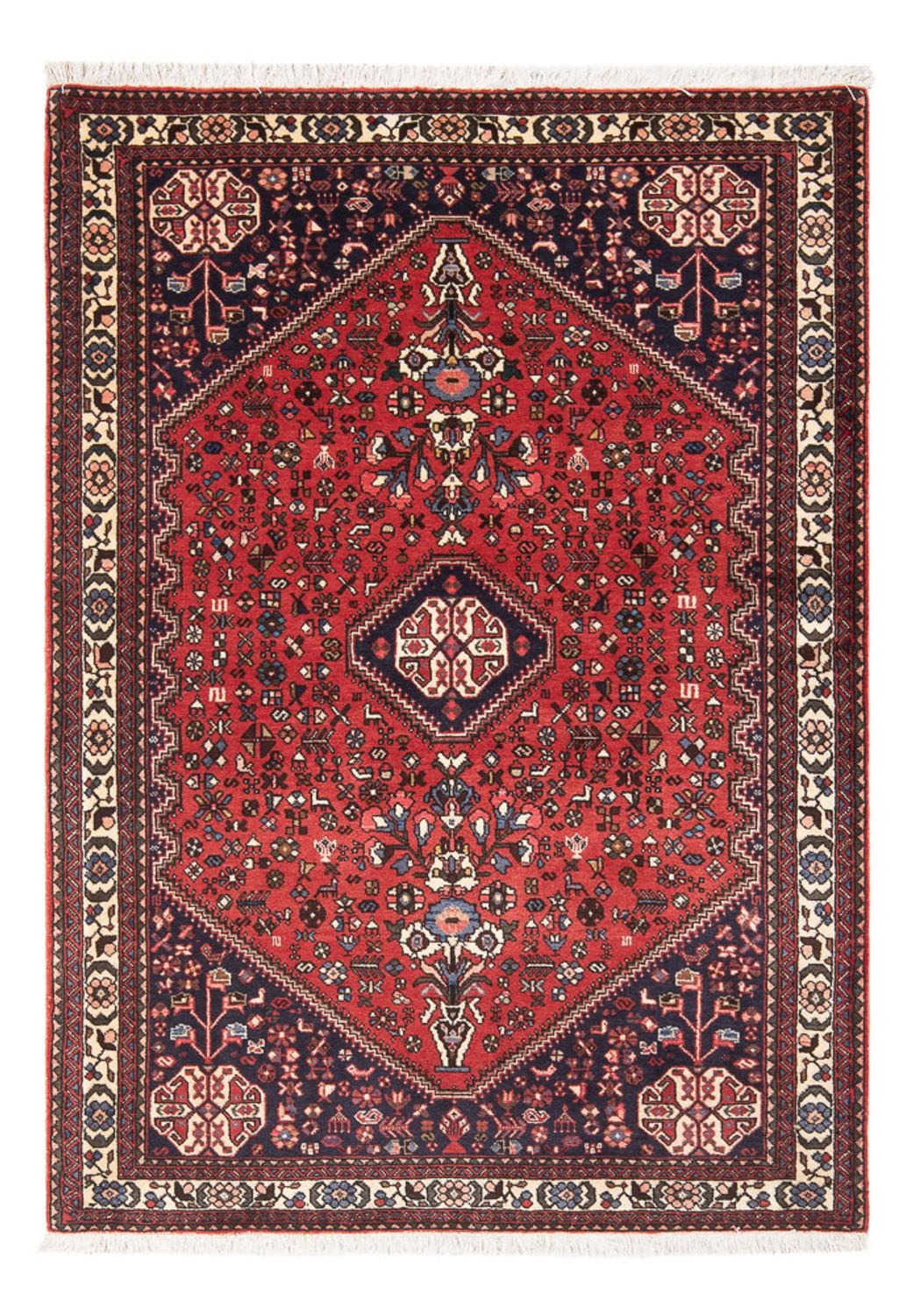 Tapis persan - Nomadic - 155 x 105 cm - rouge