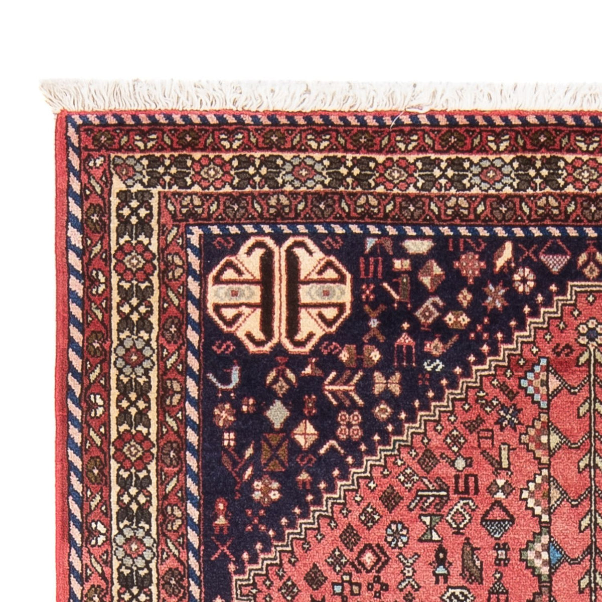 Tapis persan - Nomadic - 154 x 99 cm - rouge