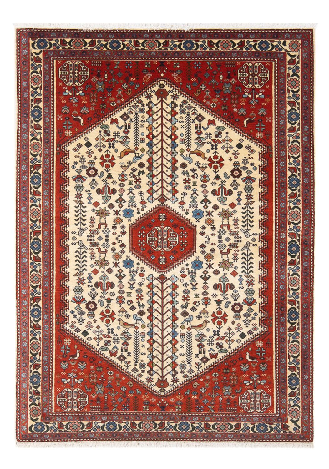 Tapis persan - Nomadic - 154 x 100 cm - crème