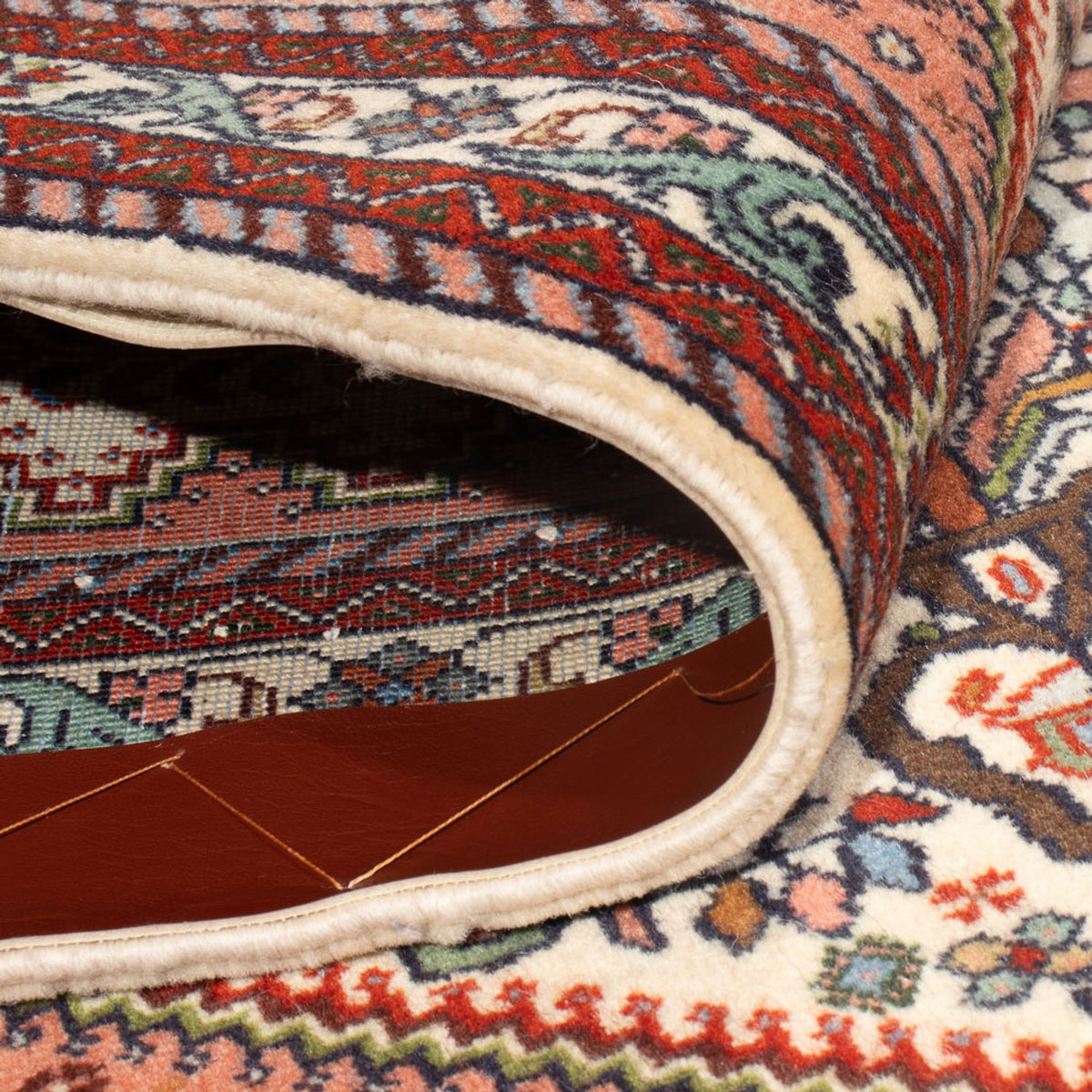 Tapis persan - Nomadic - 140 x 106 cm - crème