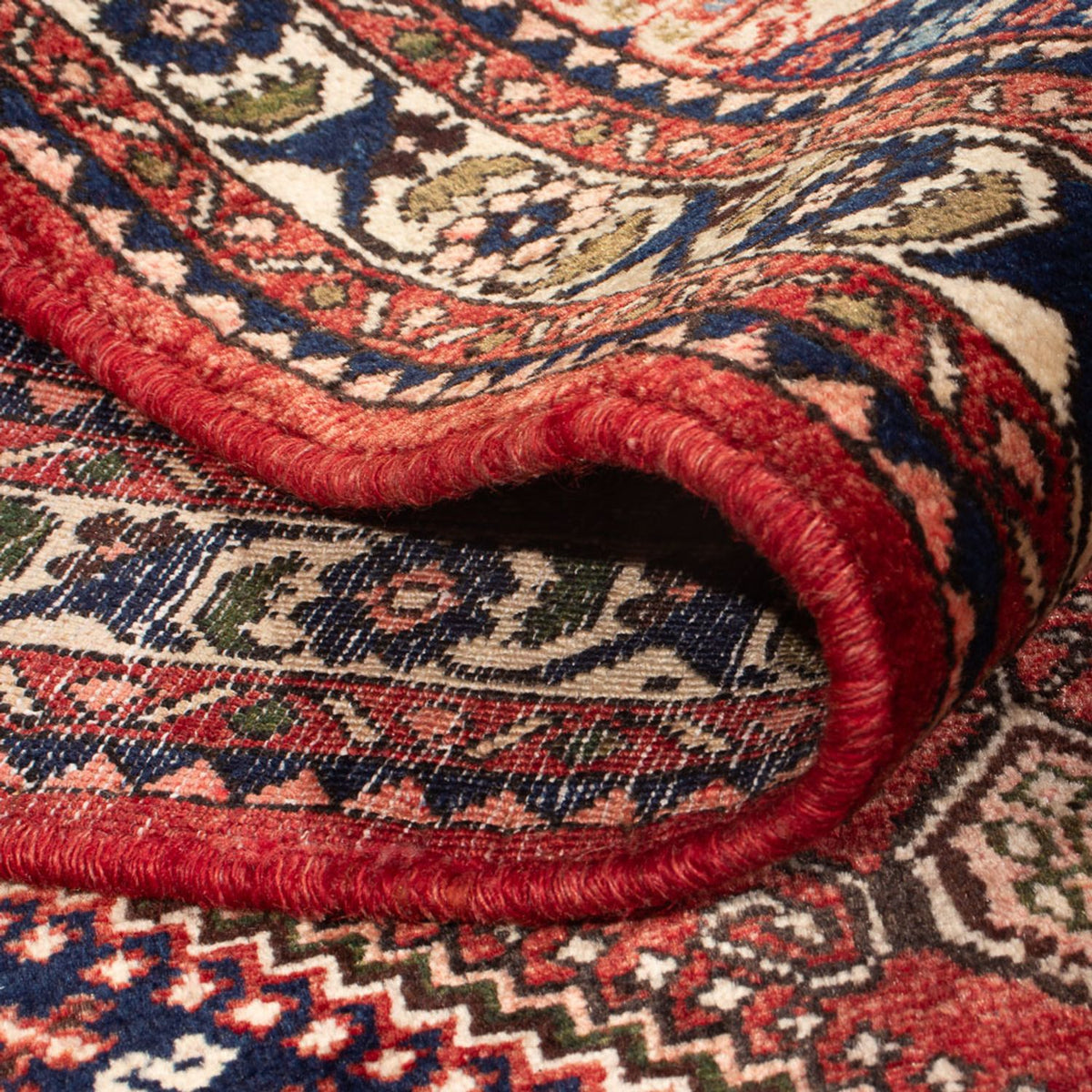 Tapis persan - Nomadic - 156 x 104 cm - rouge