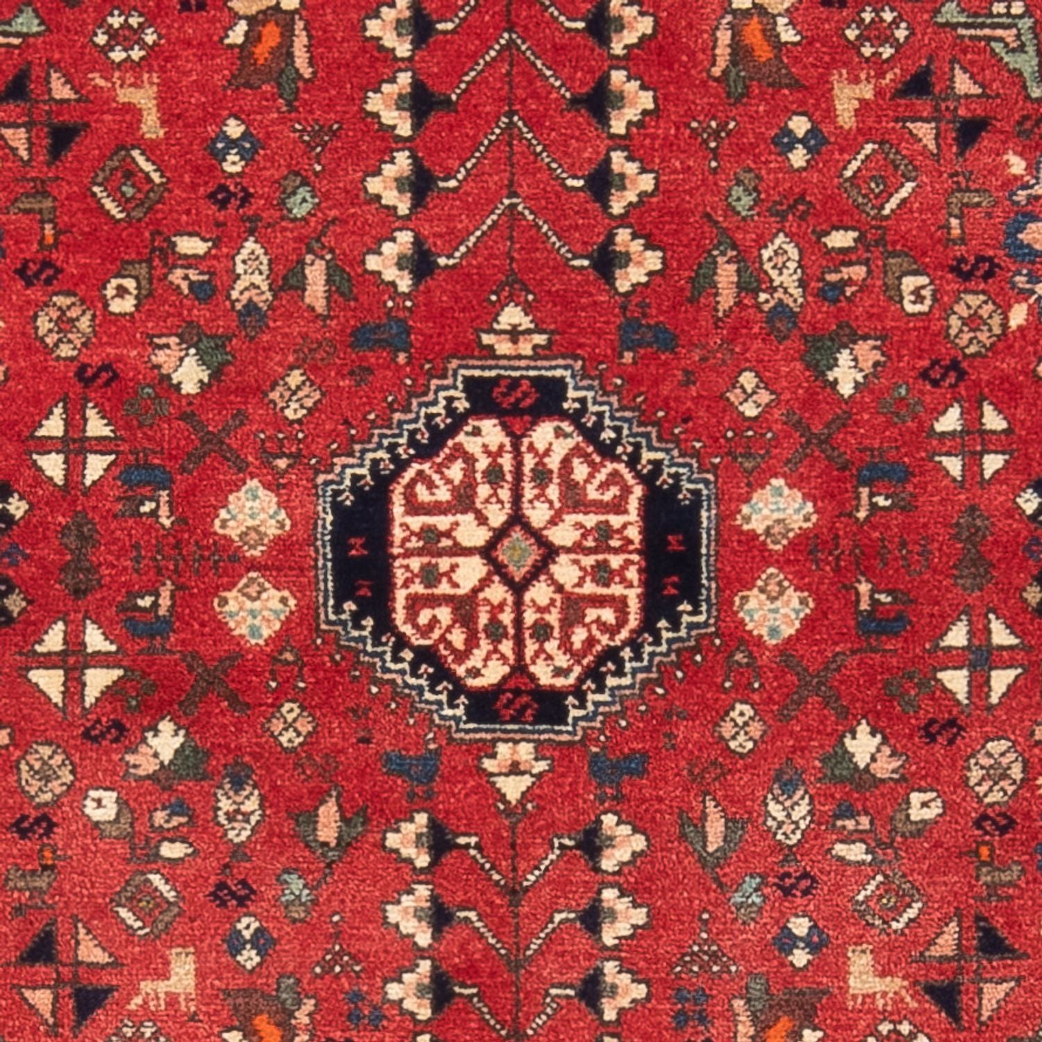 Tapis persan - Nomadic - 147 x 100 cm - rouge