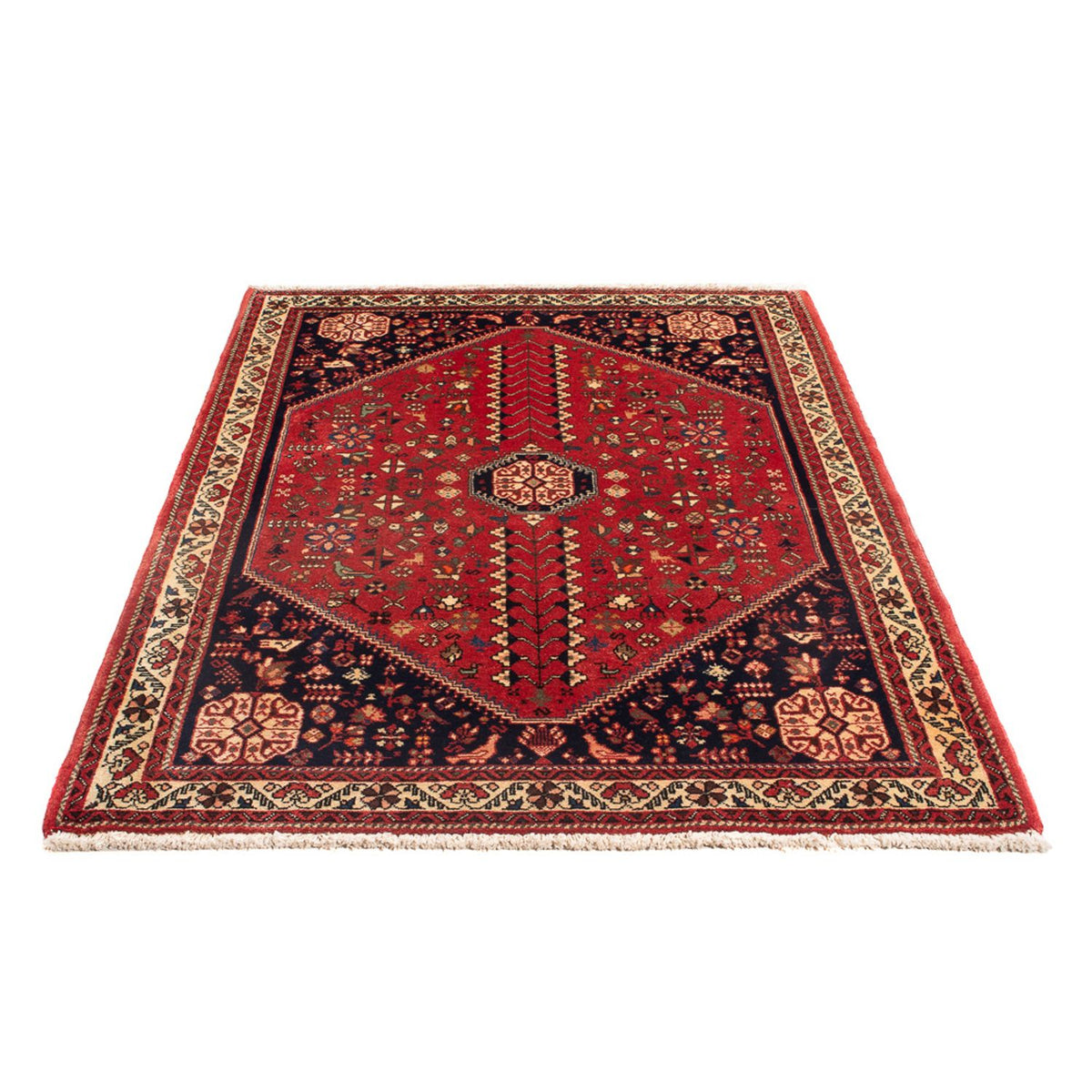 Tapis persan - Nomadic - 147 x 100 cm - rouge