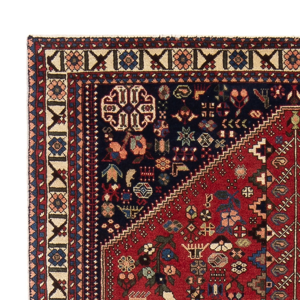 Tapis persan - Nomadic - 154 x 103 cm - rouge