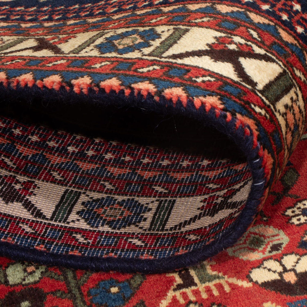 Tapis persan - Nomadic - 154 x 103 cm - rouge