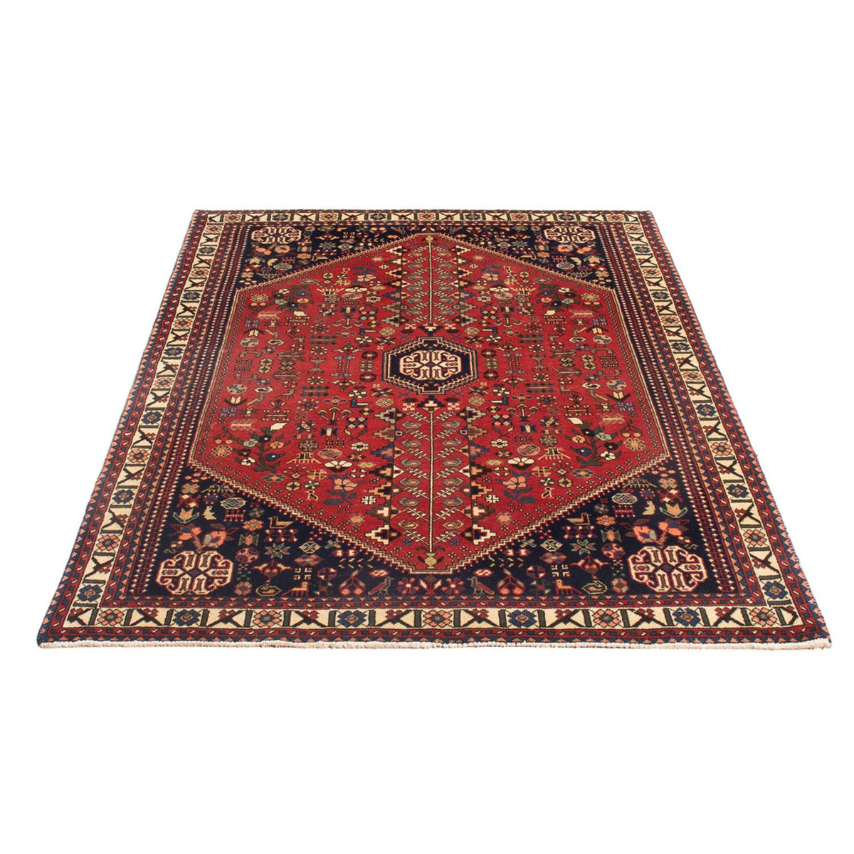 Tapis persan - Nomadic - 154 x 103 cm - rouge