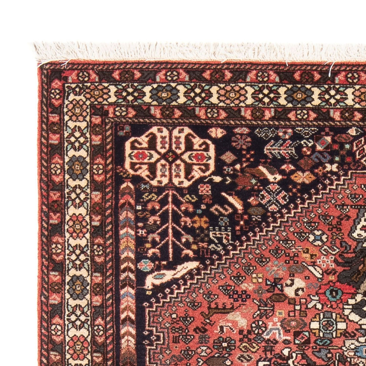 Tapis persan - Nomadic - 150 x 103 cm - rouge