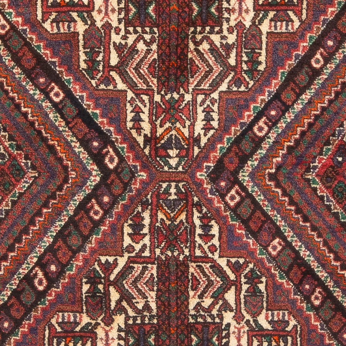 Tapis persan - Nomadic - 173 x 120 cm - rouge