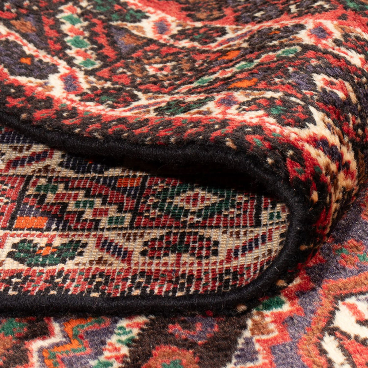 Tapis persan - Nomadic - 173 x 120 cm - rouge