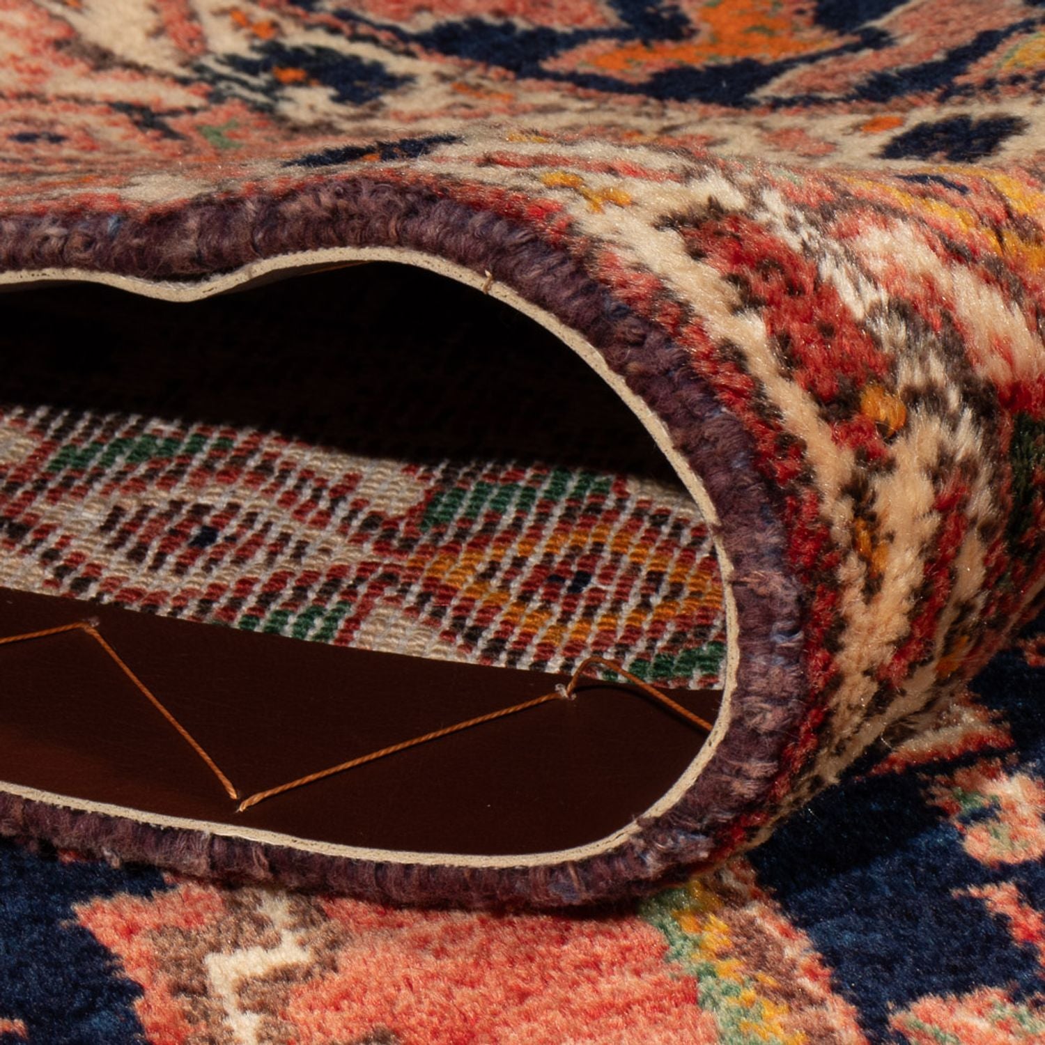Tapis persan - Nomadic - 167 x 133 cm - rouge