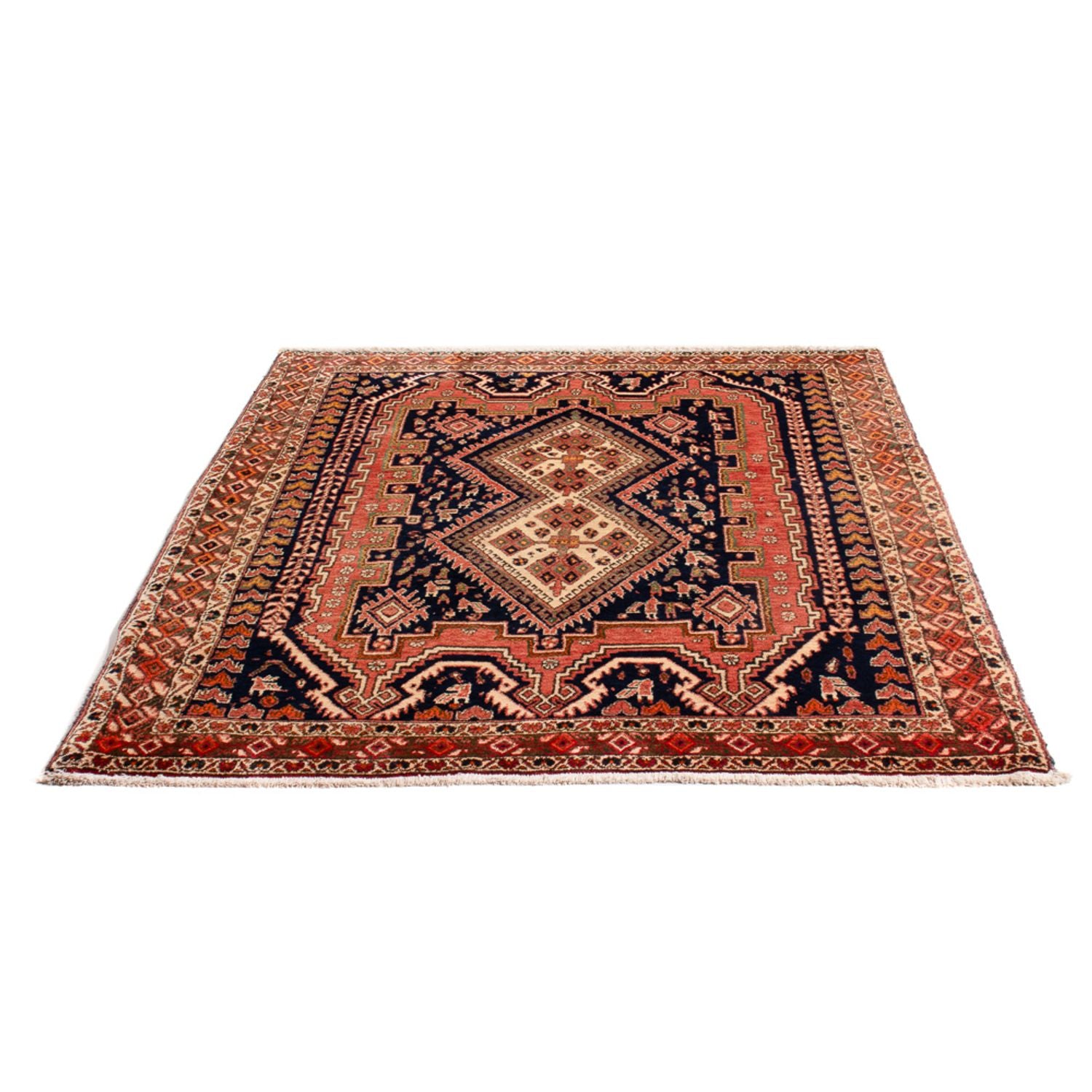 Tapis persan - Nomadic - 167 x 133 cm - rouge