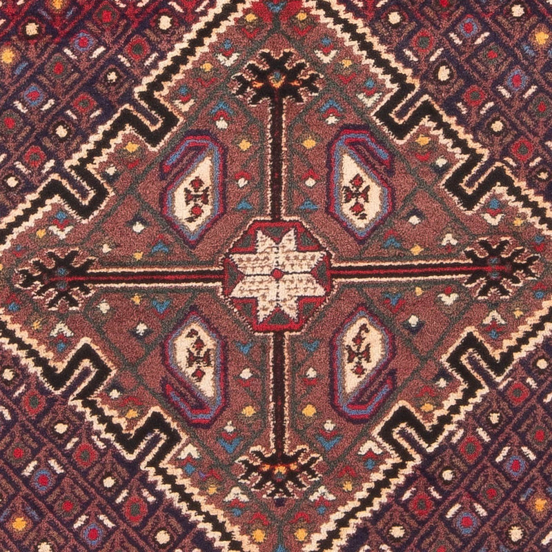 Tapis persan - Nomadic - 170 x 128 cm - bleu foncé