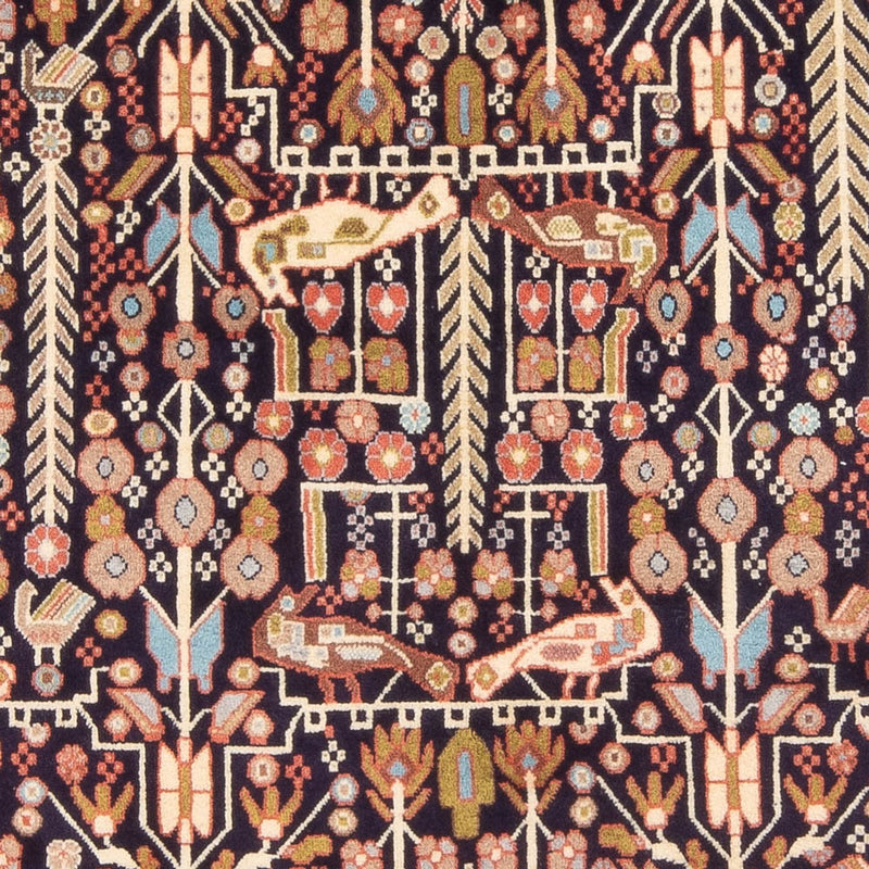 Tapis persan - Nomadic - 200 x 154 cm - bleu foncé