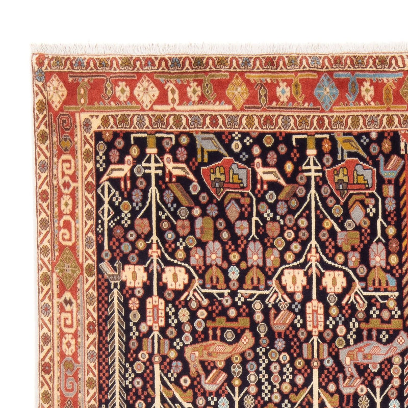 Tapis persan - Nomadic - 200 x 154 cm - bleu foncé