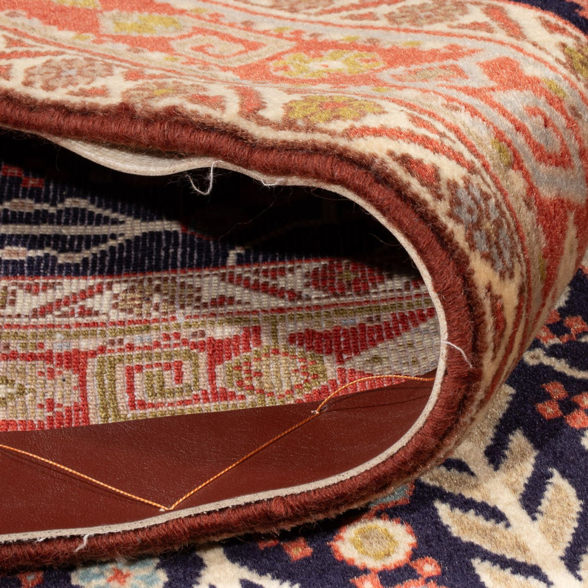 Tapis persan - Nomadic - 200 x 154 cm - bleu foncé
