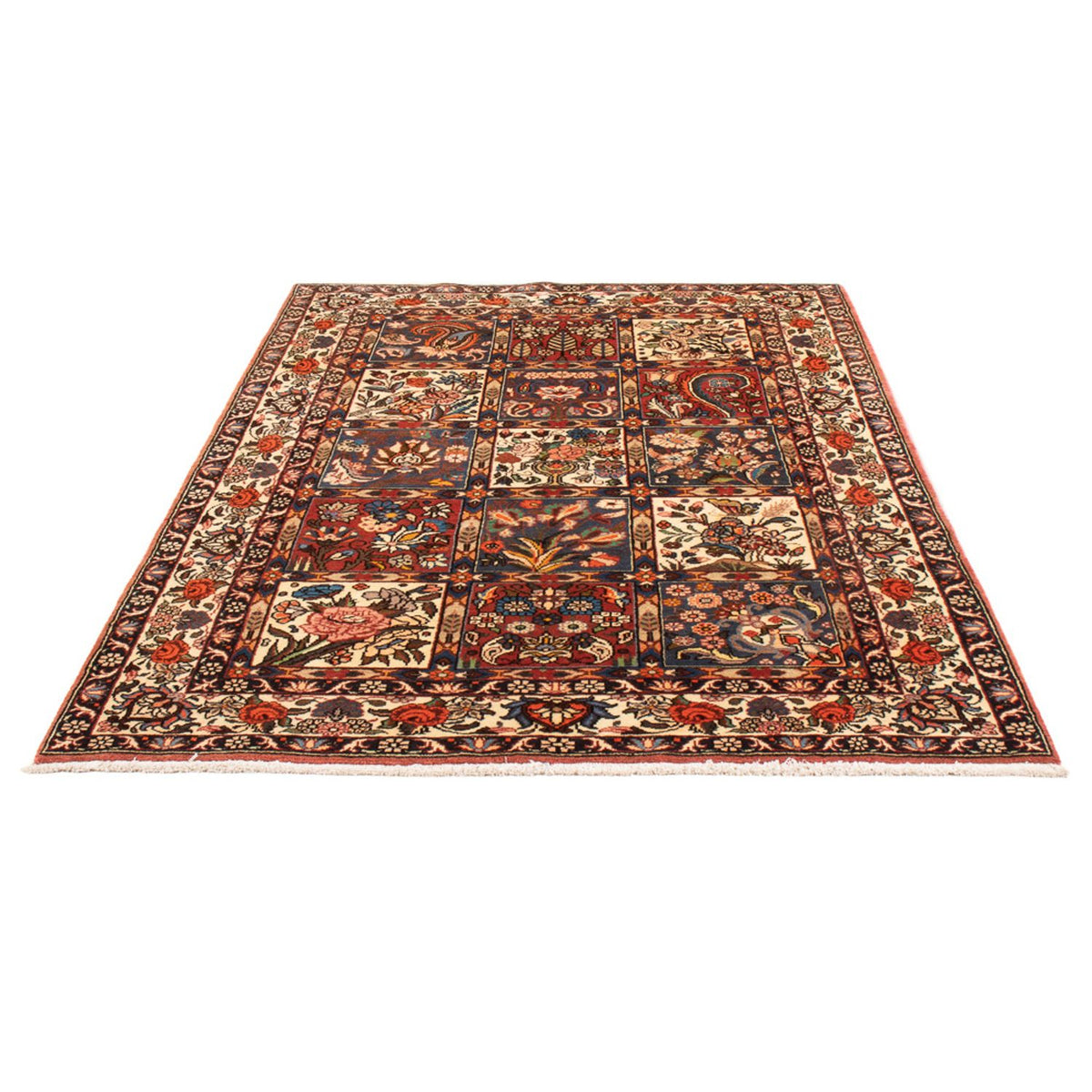 Tapis persan - Nomadic - 200 x 130 cm - multicolore