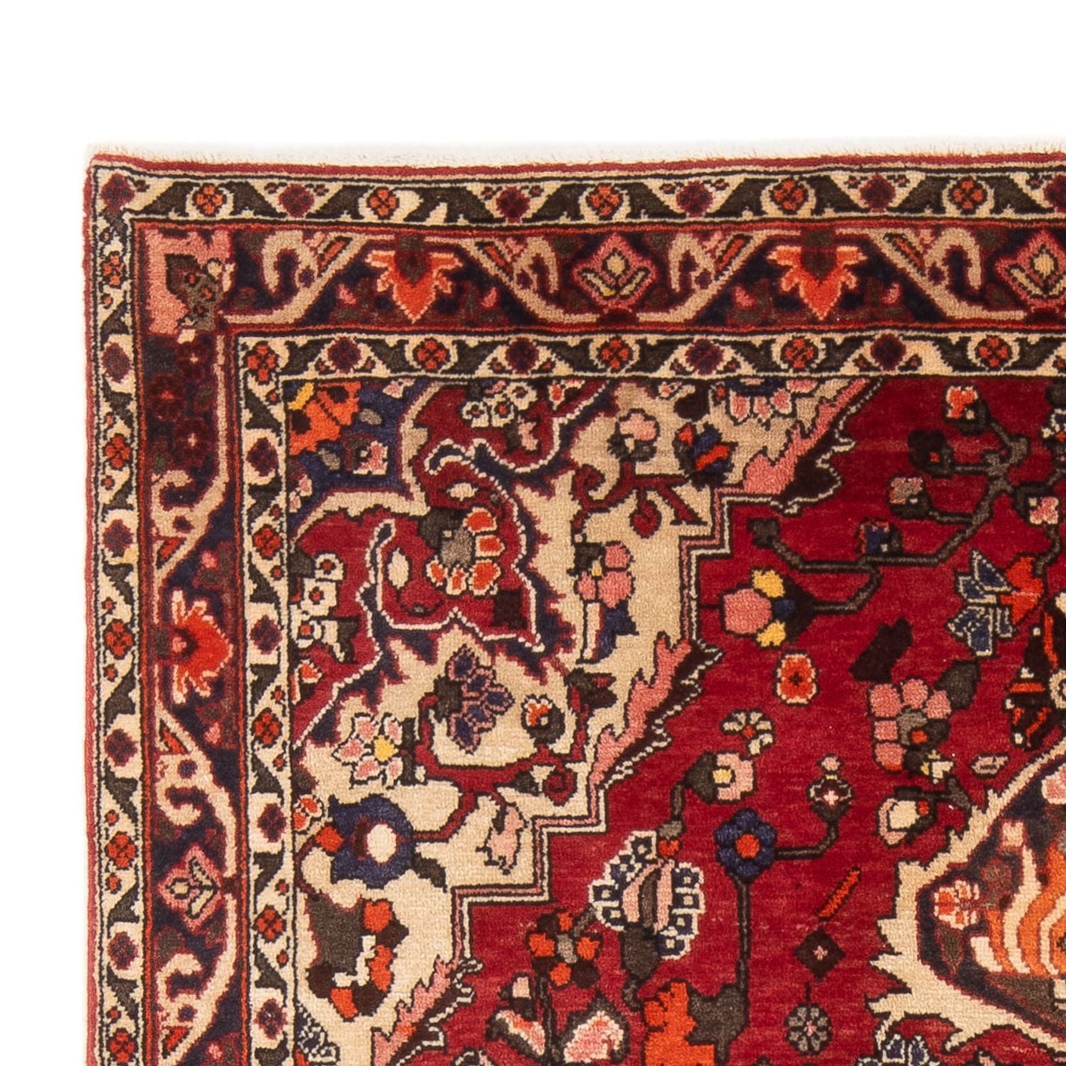 Tapis persan - Nomadic - 208 x 137 cm - rouge