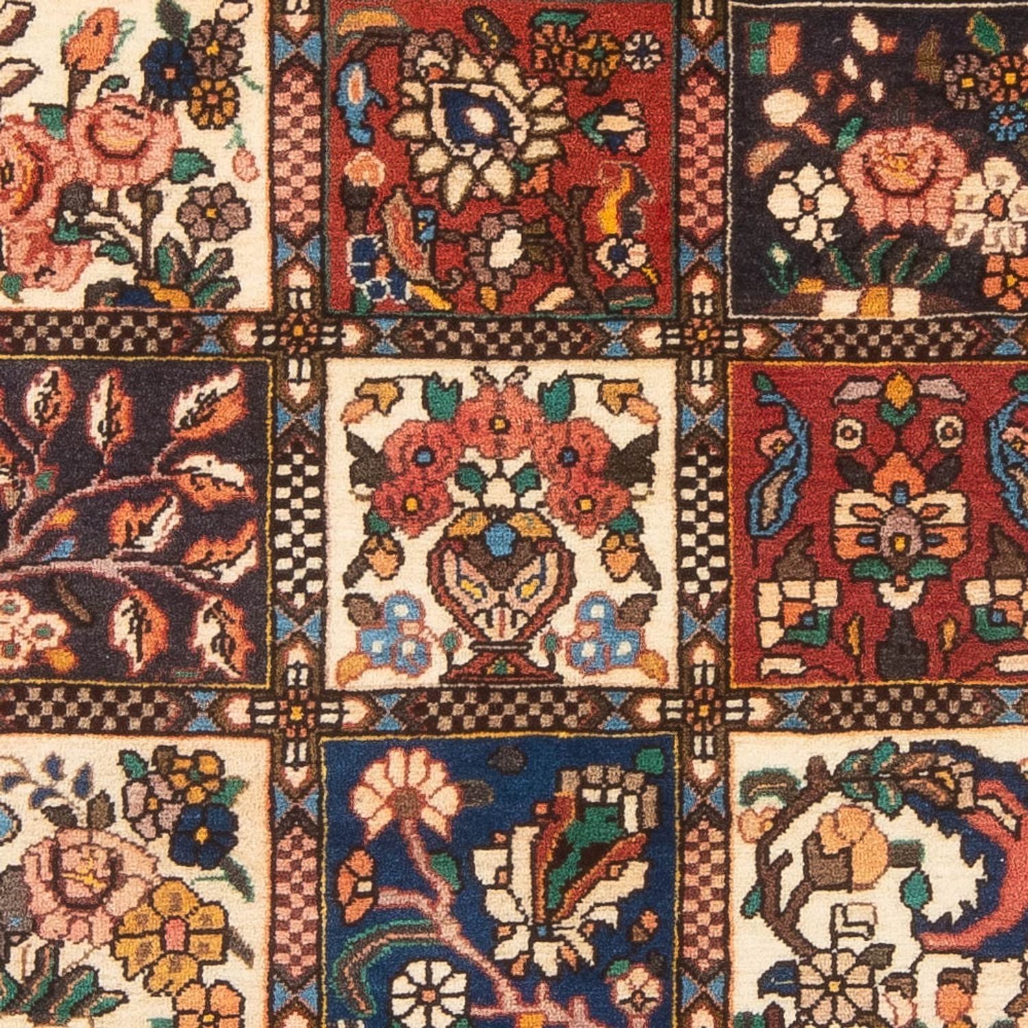 Tapis persan - Nomadic - 188 x 133 cm - multicolore