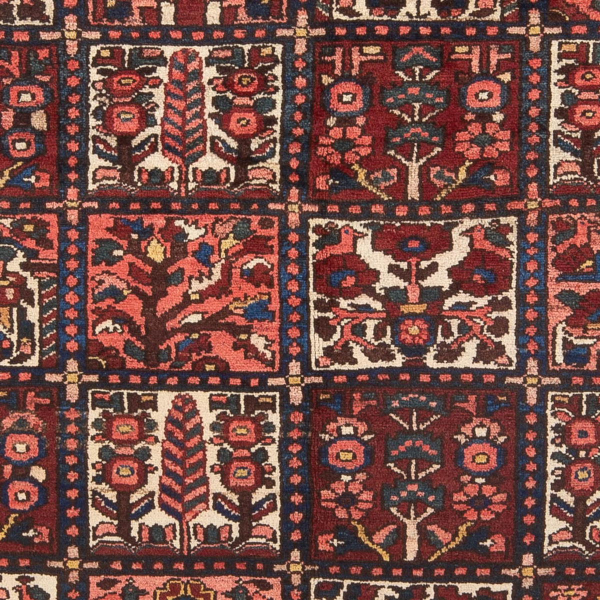 Tapis persan - Nomadic - 202 x 157 cm - multicolore