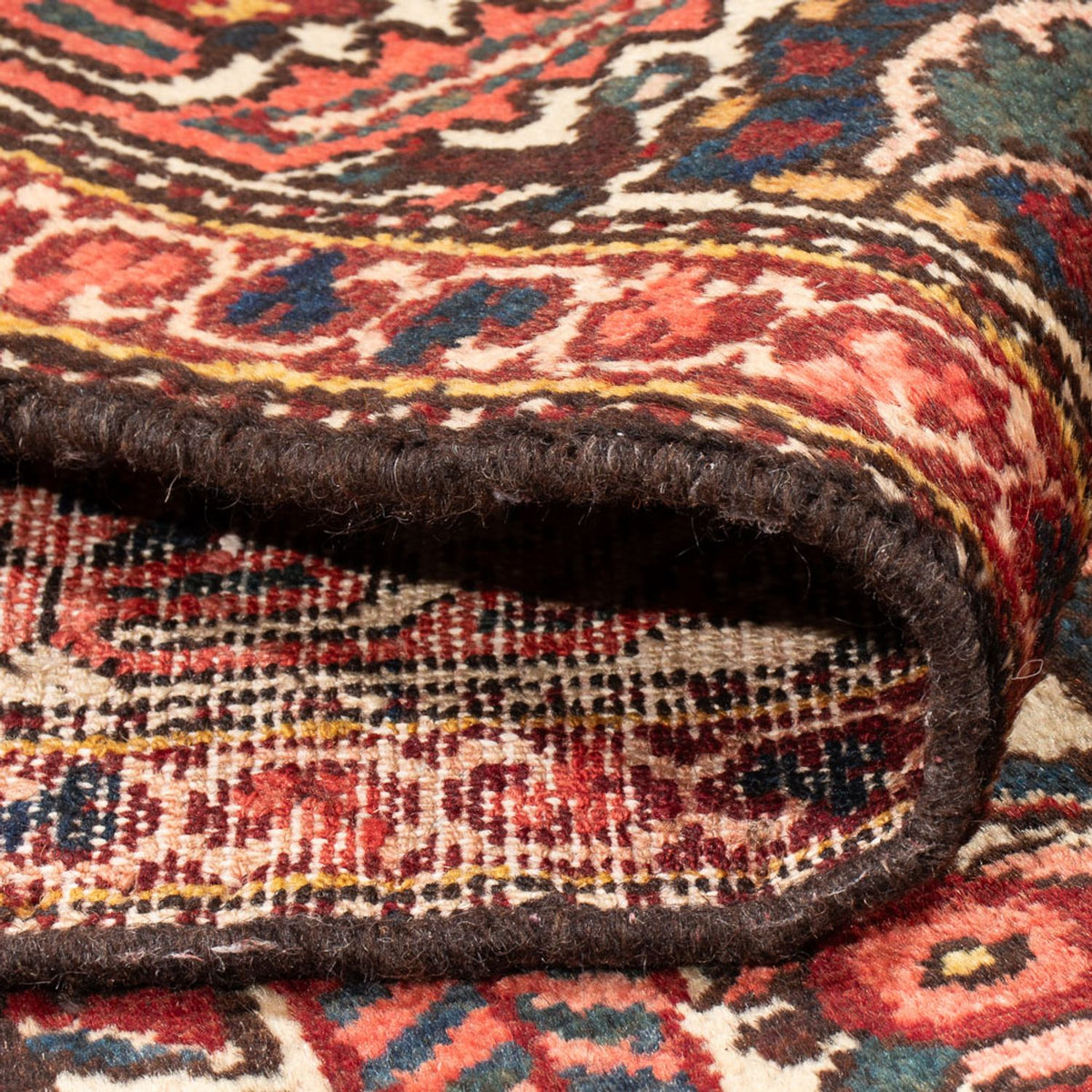 Tapis persan - Nomadic - 202 x 157 cm - multicolore