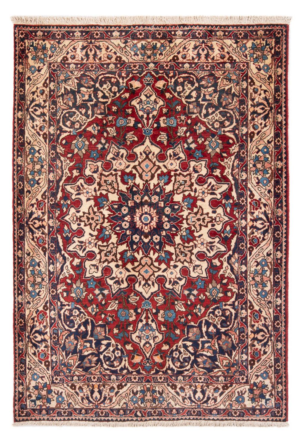 Tapis persan - Nomadic - 210 x 147 cm - rouge