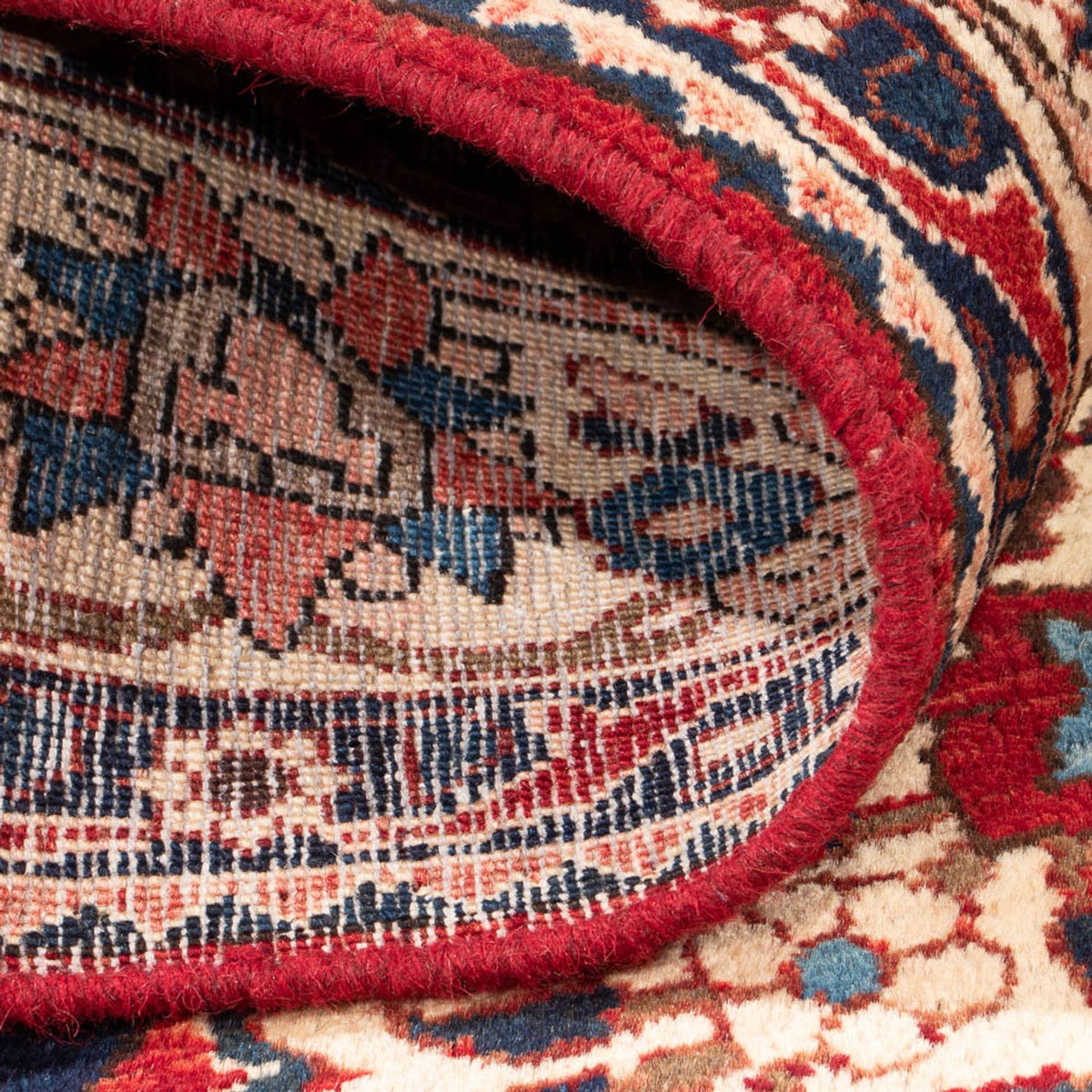 Tapis persan - Nomadic - 210 x 147 cm - rouge