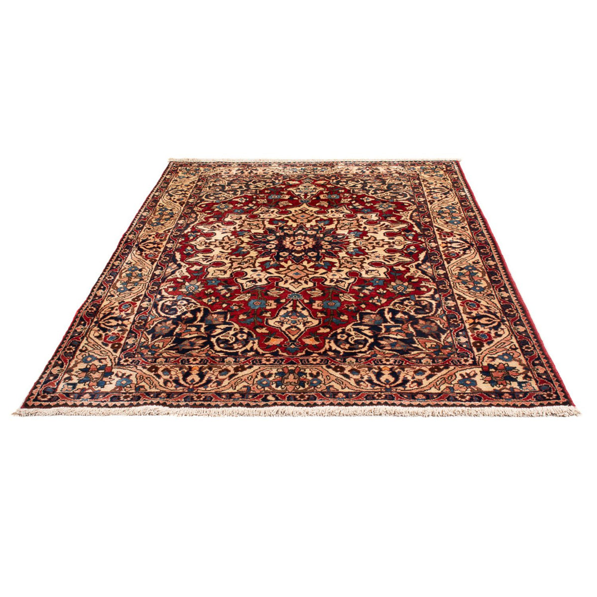 Tapis persan - Nomadic - 210 x 147 cm - rouge