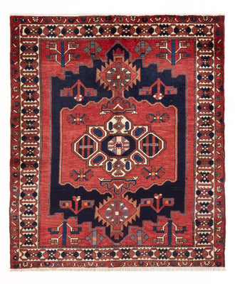 Tapis persan - Nomadic - 195 x 153 cm - rouge