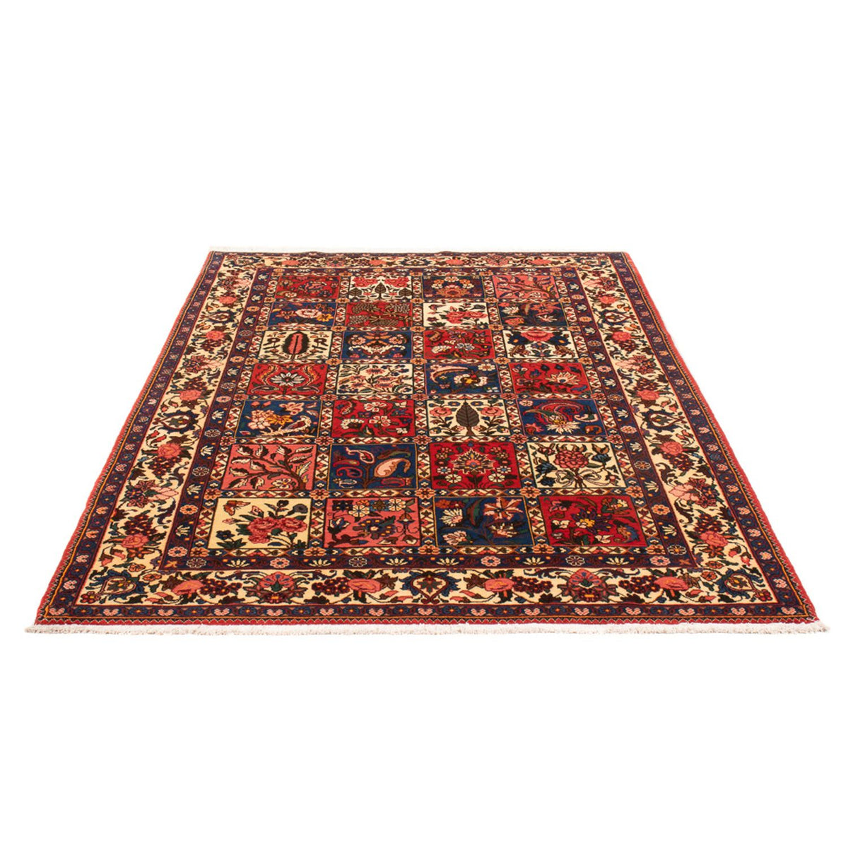Tapis persan - Nomadic - 205 x 138 cm - multicolore