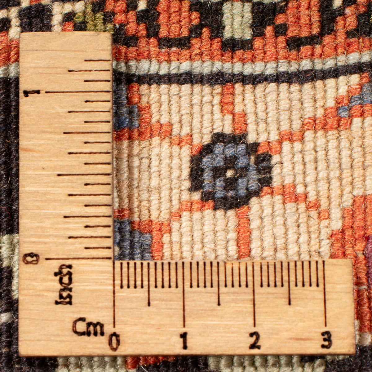 Tapis de couloir Tapis persan - Bidjar - 222 x 128 cm - bleu foncé