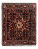 Tapis persan - Bidjar - 71 x 46 cm - bleu foncé