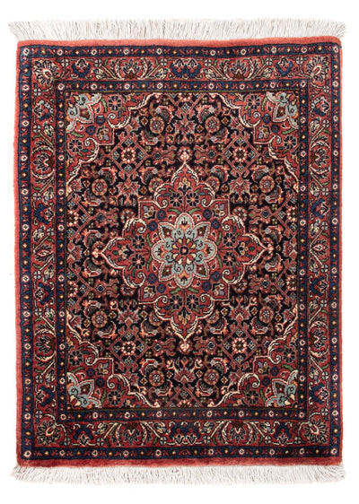 Bidjar - Takab Tapis 50x67cm - Tapis persan - bleu foncé