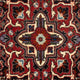 Tapis persan - Bidjar - 68 x 52 cm - bleu foncé