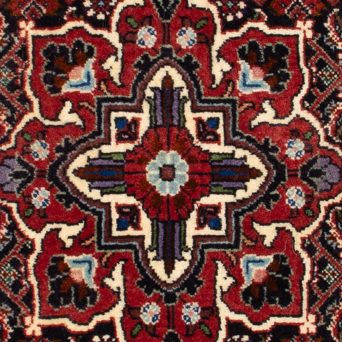 Tapis persan - Bidjar - 70 x 50 cm - bleu foncé