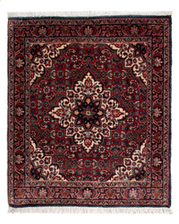 Tapis persan - Bidjar - 65 x 52 cm - rouge