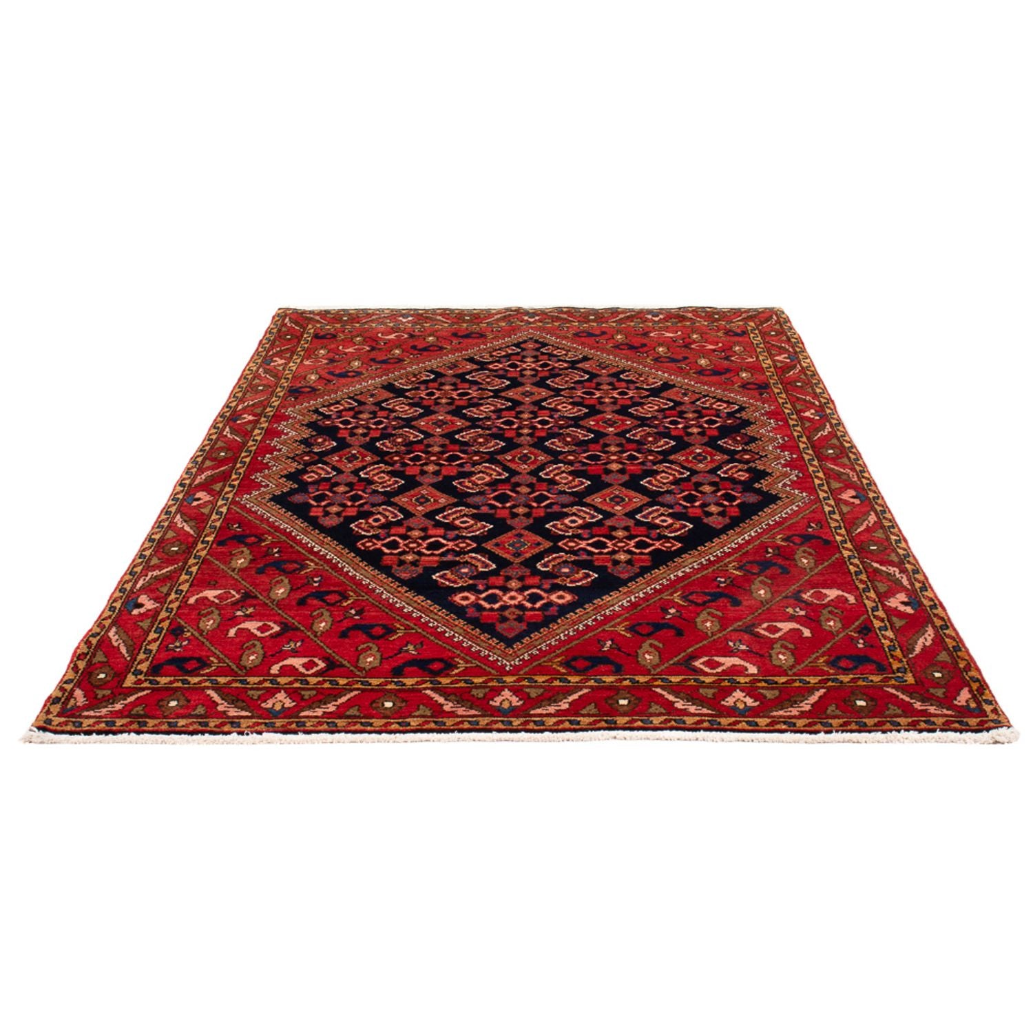 Tapis persan - Nomadic - 218 x 140 cm - bleu foncé