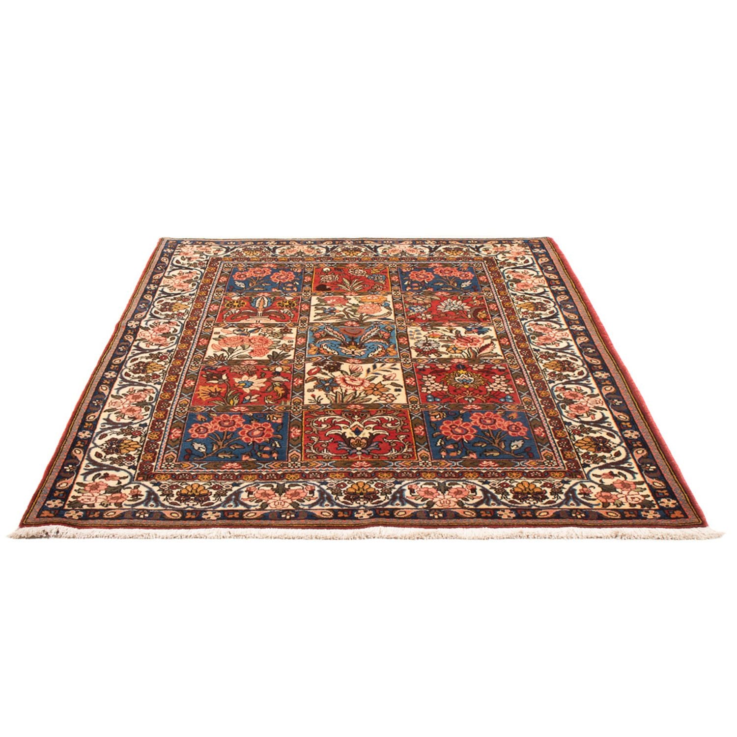 Tapis persan - Nomadic - 197 x 145 cm - multicolore