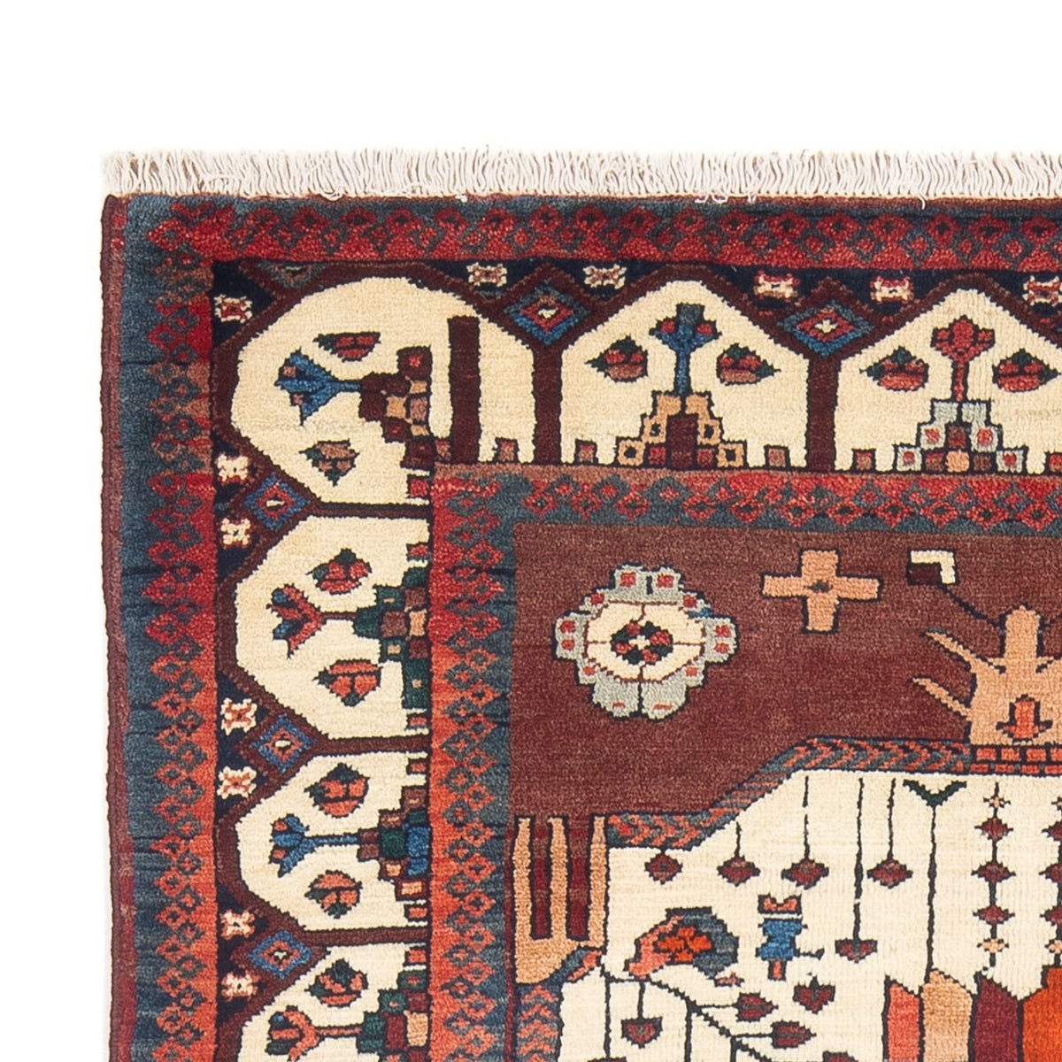 Tapis persan - Nomadic - 206 x 124 cm - crème