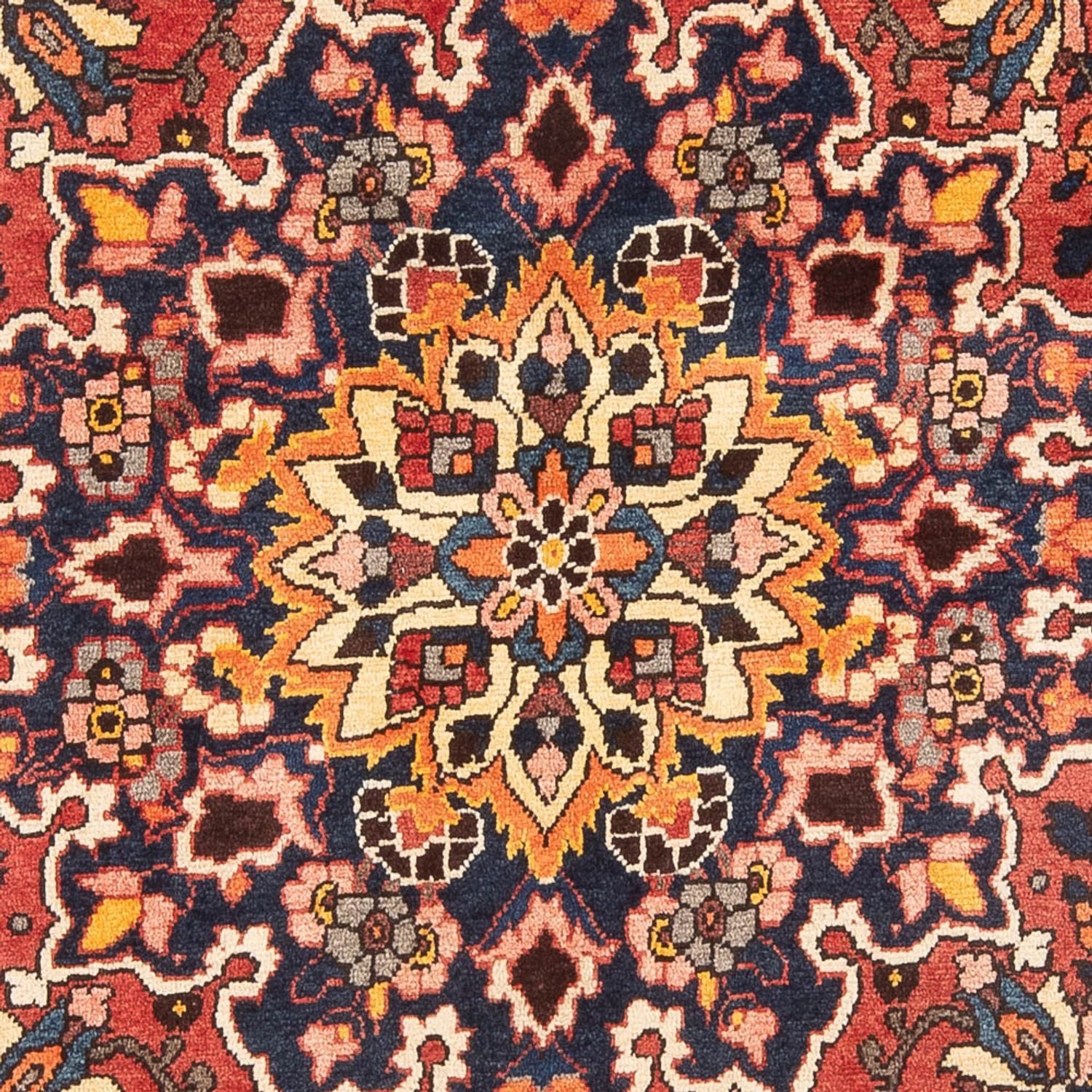 Tapis persan - Nomadic - 208 x 135 cm - rouge