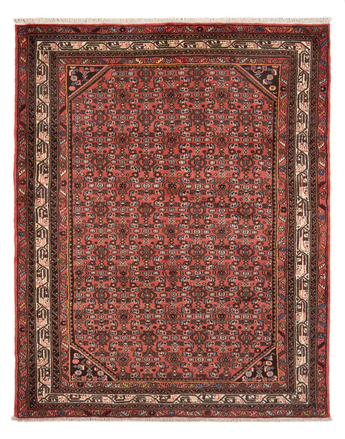 Tapis persan - Mir - 194 x 145 cm - rouge