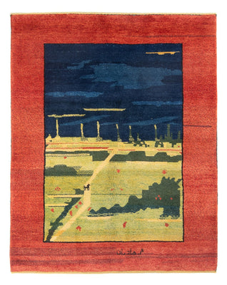 Tapis Gabbeh - Persan - 180 x 140 cm - multicolore